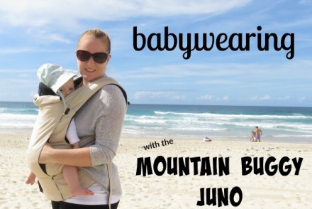 Babywearing with the Mountain Buggy Juno