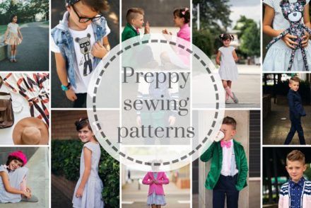 Preppy pdf Sewing Patterns in One Thimble Issue 15