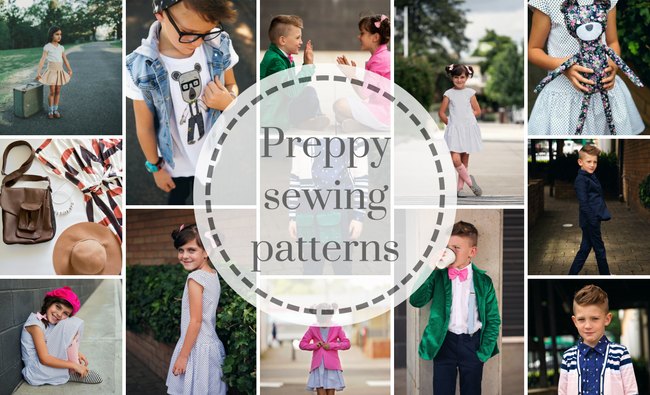 Preppy pdf Sewing Patterns in One Thimble Issue 15