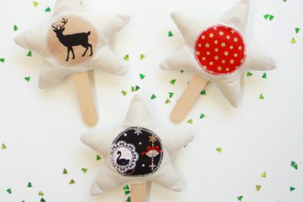 Christmas Stars on a Stick